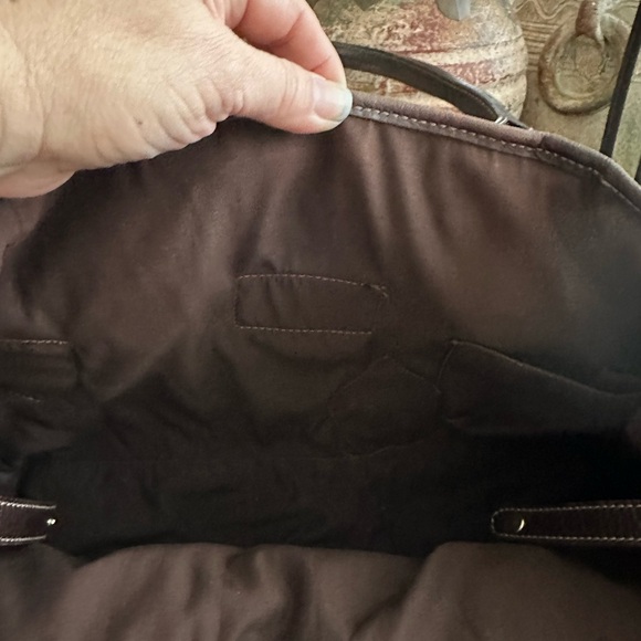 Gucci Princy GG Canvas & Leather Tote Bag Sherry Line with Patches - Picture 14 of 17